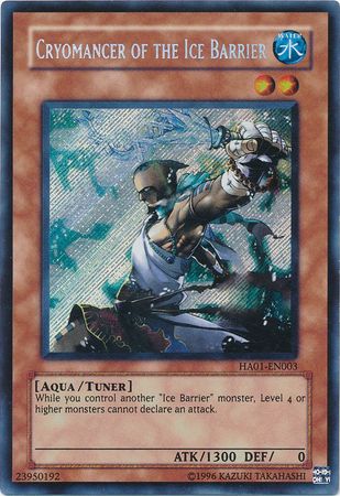 Cryomancer of the Ice Barrier [HA01-EN003] Secret Rare | Rock City Comics