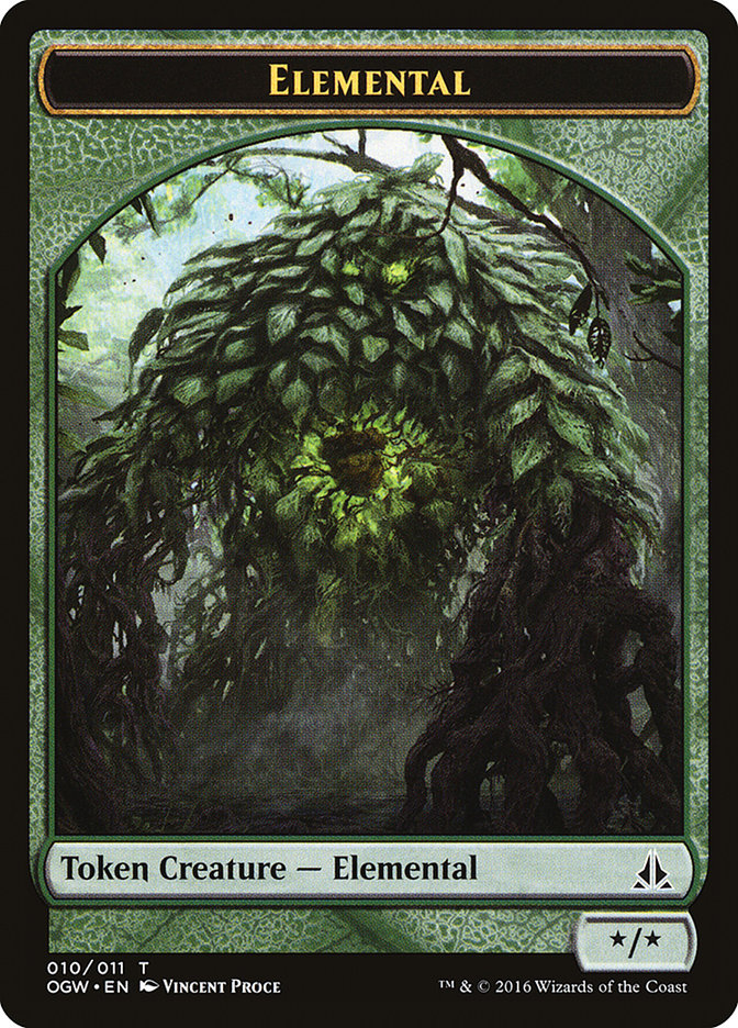 Elemental (010/011) [Oath of the Gatewatch Tokens] | Rock City Comics