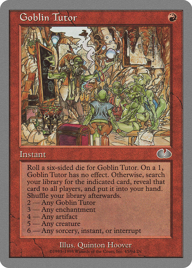 Goblin Tutor [Unglued] | Rock City Comics