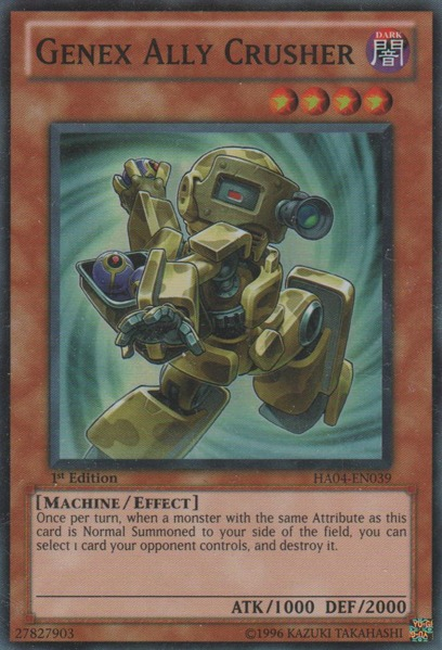 Genex Ally Crusher [HA04-EN039] Super Rare | Rock City Comics