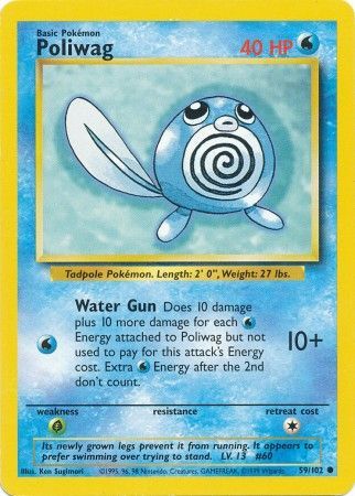 Poliwag (59/102) [Base Set Unlimited] | Rock City Comics