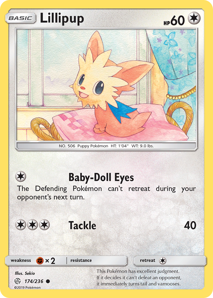 Lillipup (174/236) [Sun & Moon: Cosmic Eclipse] | Rock City Comics