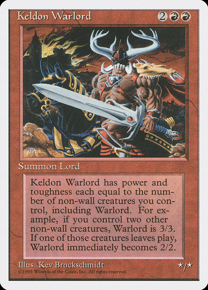 Keldon Warlord [Fourth Edition] | Rock City Comics