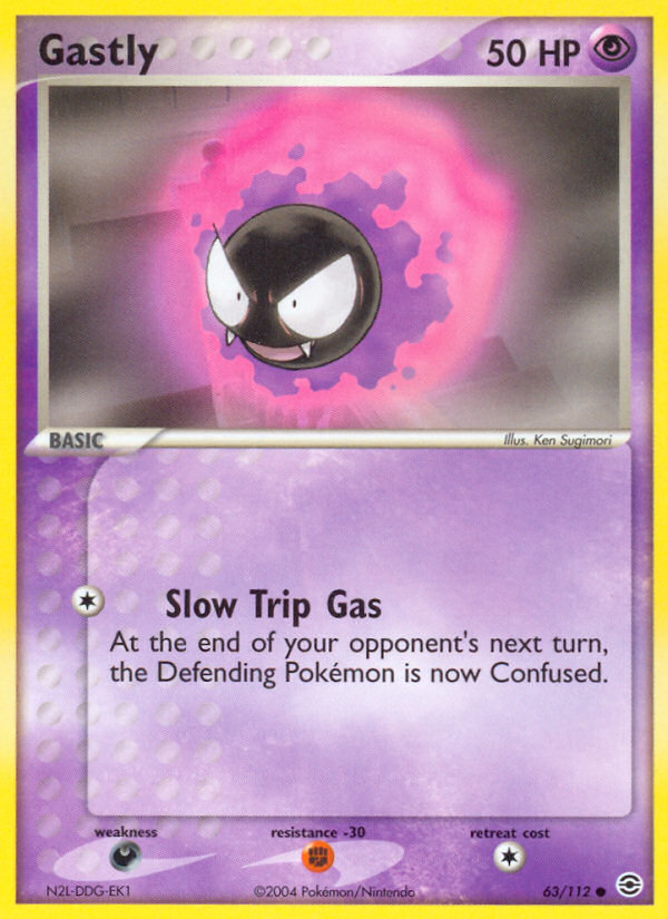 Gastly (63/112) [EX: FireRed & LeafGreen] | Rock City Comics