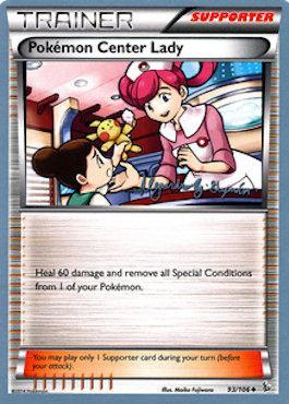 Pokemon Center Lady (93/106) (Primal Groudon - Alejandro Ng-Guzman) [World Championships 2015] | Rock City Comics