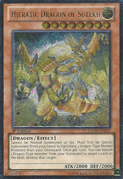 Hieratic Dragon of Sutekh [GAOV-EN025] Ultimate Rare | Rock City Comics