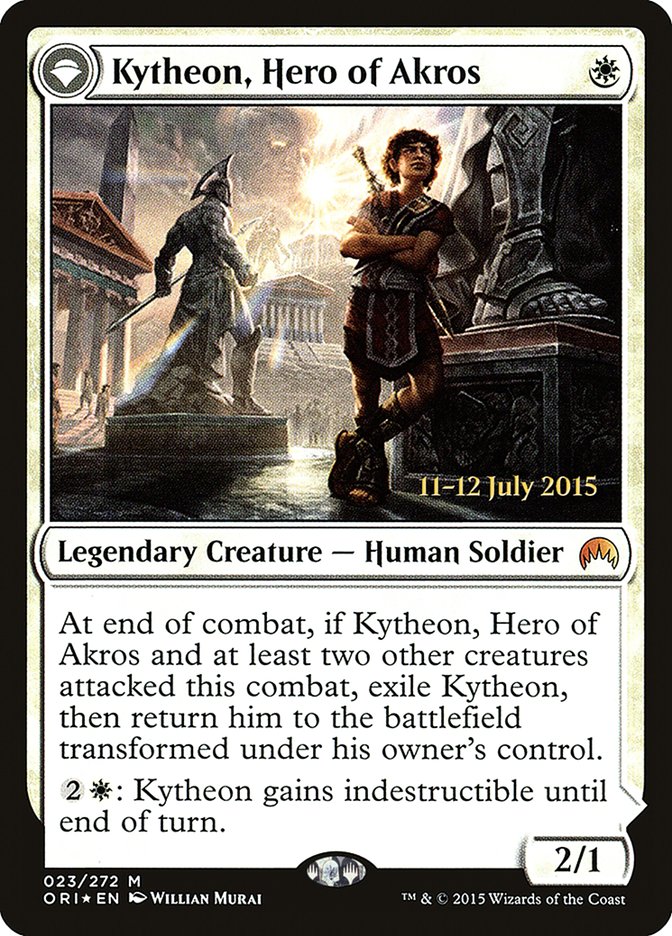 Kytheon, Hero of Akros // Gideon, Battle-Forged [Magic Origins Prerelease Promos] | Rock City Comics