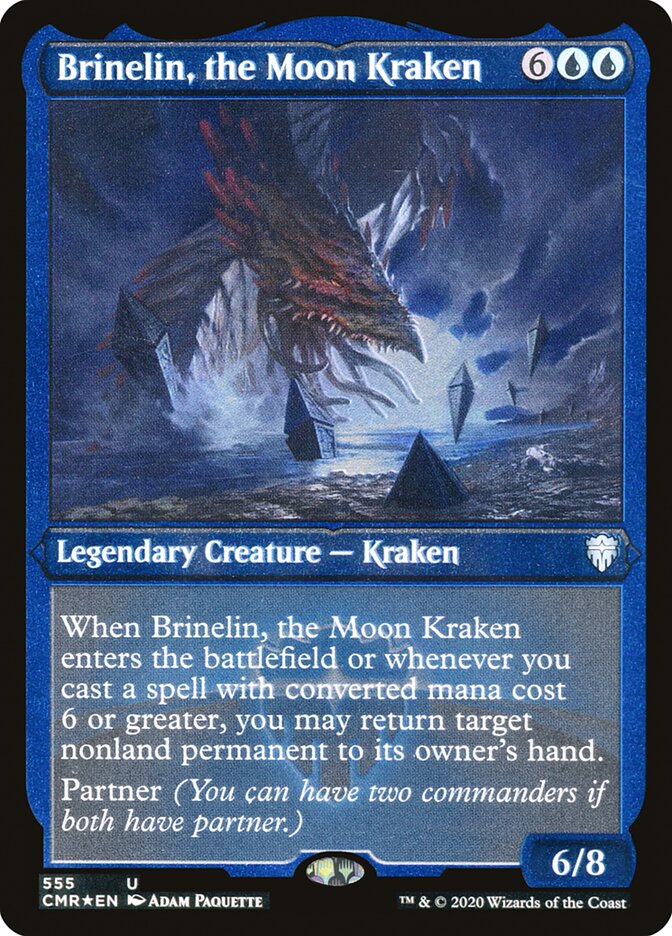 Brinelin, the Moon Kraken (Etched) [Commander Legends] | Rock City Comics