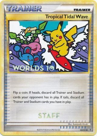 Tropical Tidal Wave (HGSS18) (Staff) [HeartGold & SoulSilver: Black Star Promos] | Rock City Comics