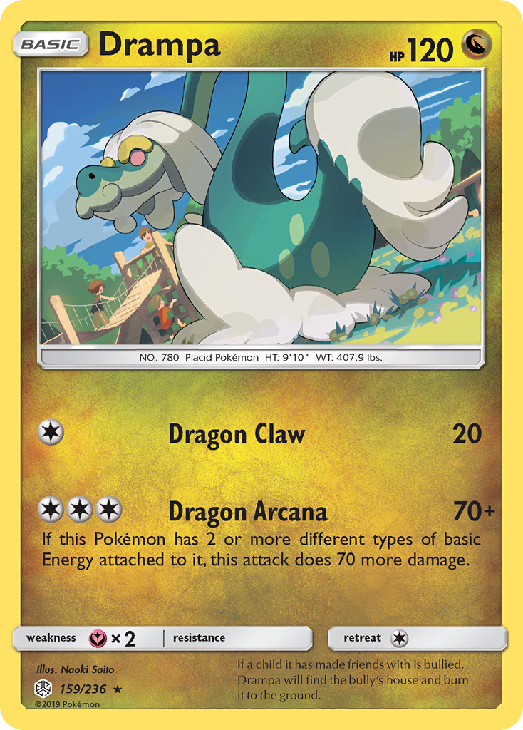 Drampa (159/236) [Sun & Moon: Cosmic Eclipse] | Rock City Comics