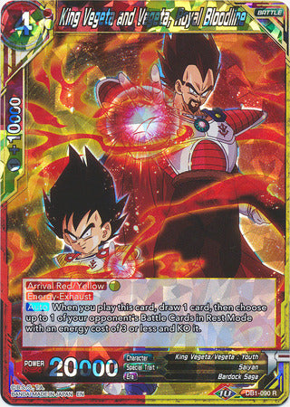 King Vegeta and Vegeta, Royal Bloodline (DB1-090) [Dragon Brawl] | Rock City Comics