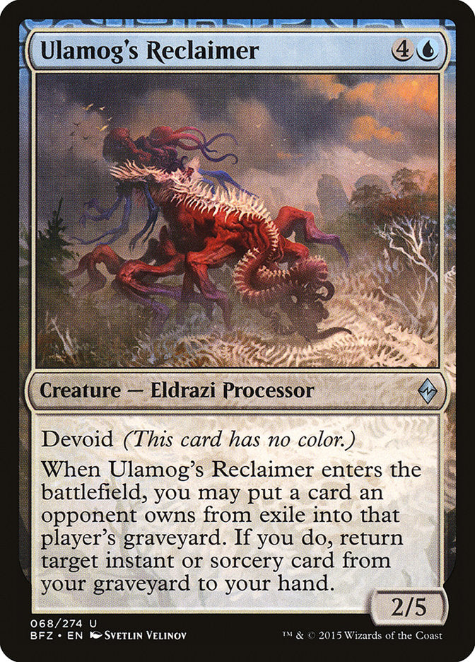 Ulamog's Reclaimer [Battle for Zendikar] | Rock City Comics