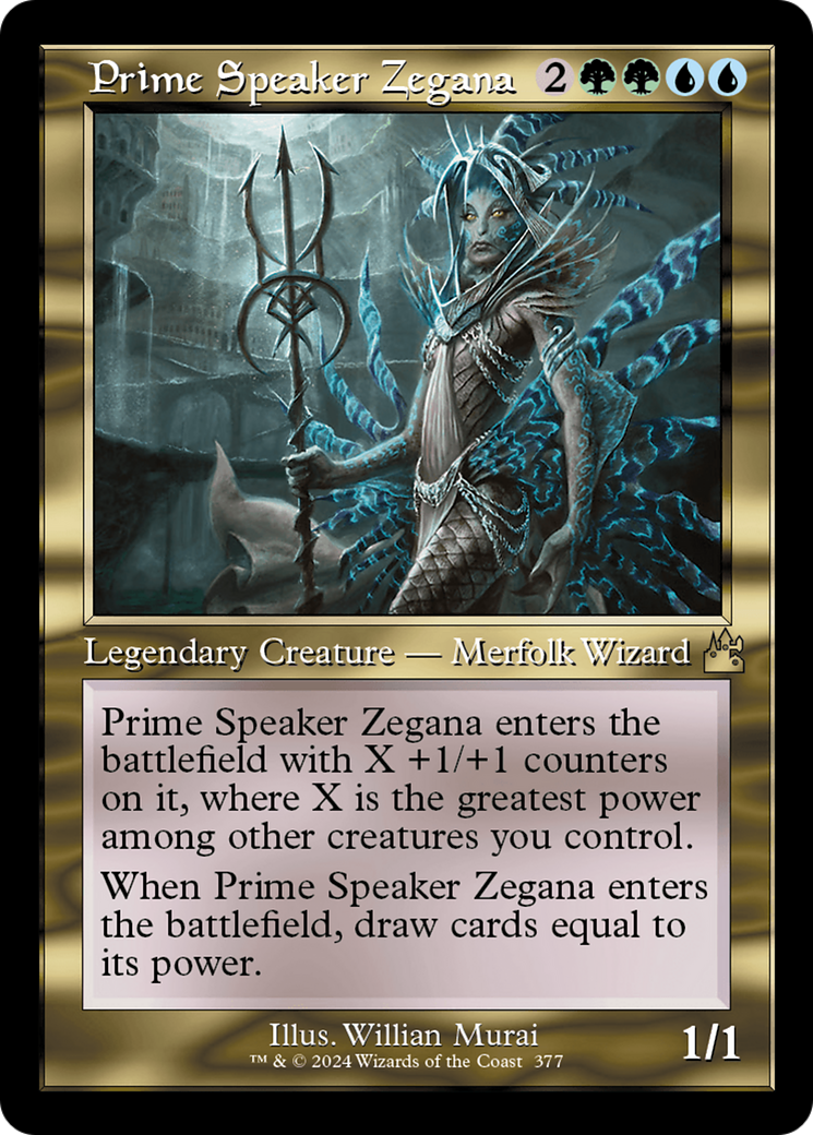 Prime Speaker Zegana (Retro Frame) [Ravnica Remastered] | Rock City Comics