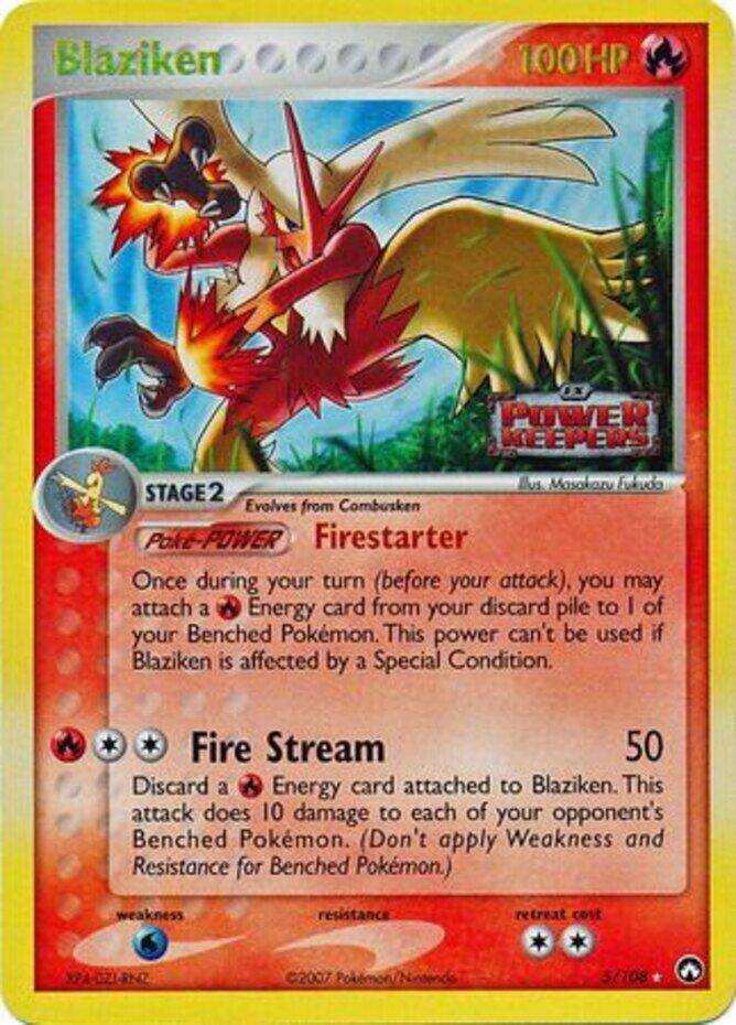 Blaziken (5/108) (Stamped) [EX: Power Keepers] | Rock City Comics