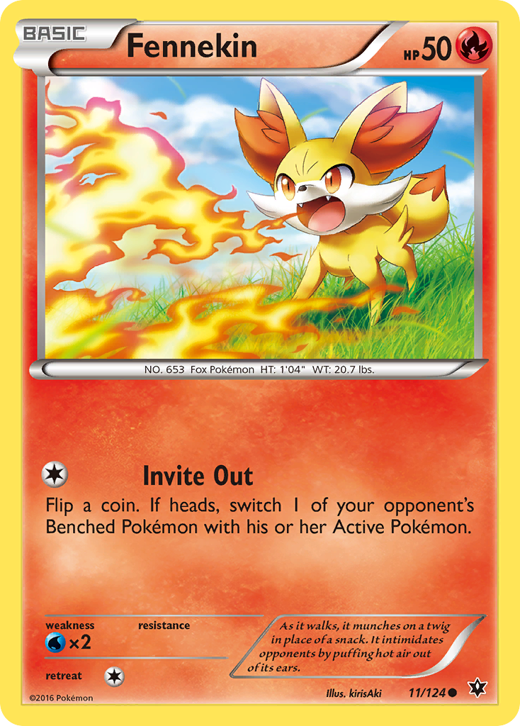 Fennekin (11/124) [XY: Fates Collide] | Rock City Comics