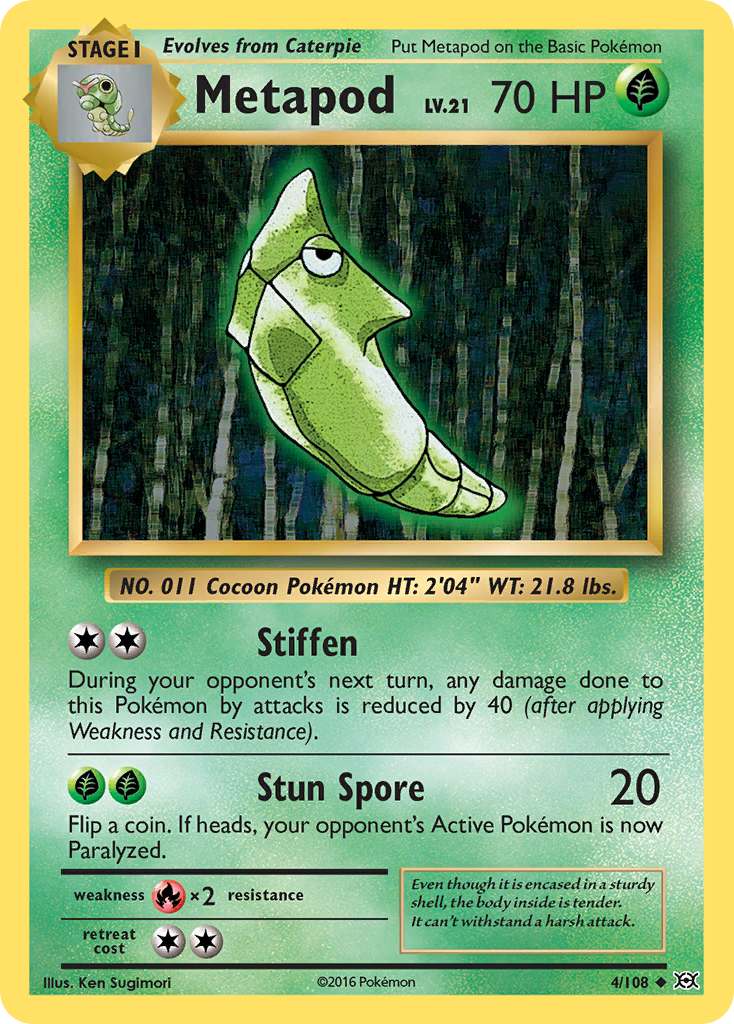 Metapod (4/108) [XY: Evolutions] | Rock City Comics