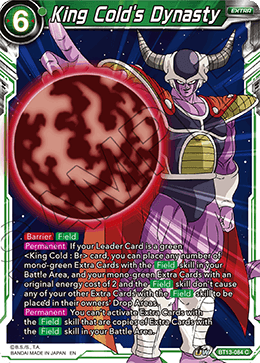 King Cold's Dynasty (Common) [BT13-084] | Rock City Comics