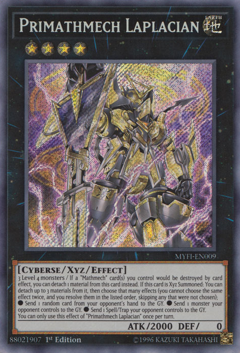 Primathmech Laplacian [MYFI-EN009] Secret Rare | Rock City Comics