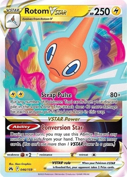 Rotom VSTAR (046/159) [Sword & Shield: Crown Zenith] | Rock City Comics