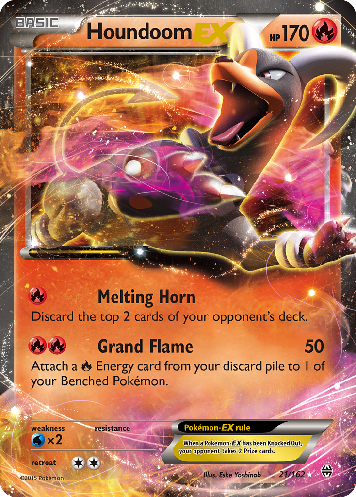 Houndoom EX (21/162) [XY: BREAKthrough] | Rock City Comics