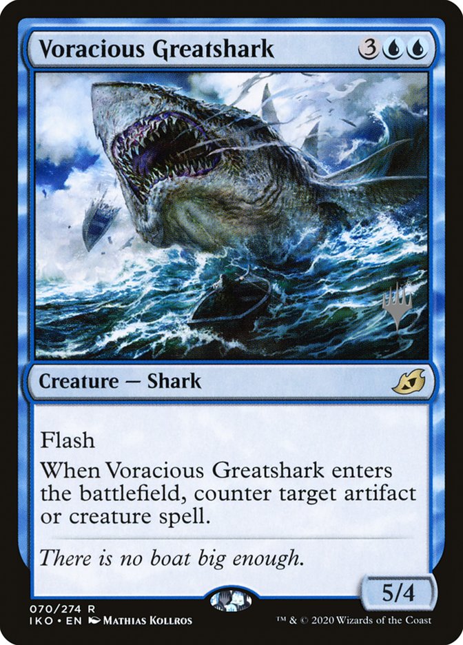 Voracious Greatshark (Promo Pack) [Ikoria: Lair of Behemoths Promos] | Rock City Comics