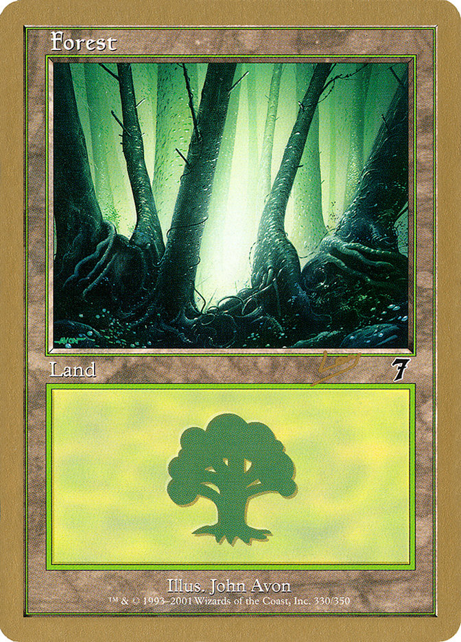 Forest (rl330) (Raphael Levy) [World Championship Decks 2002] | Rock City Comics