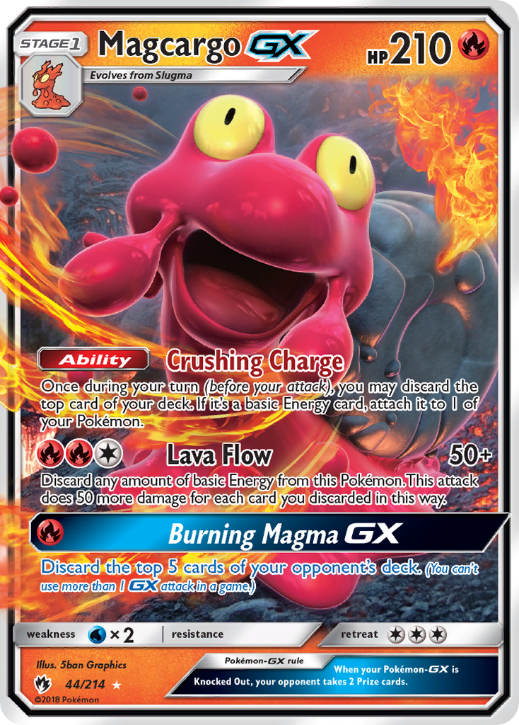 Magcargo GX (44/214) [Sun & Moon: Lost Thunder] | Rock City Comics