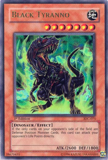 Black Tyranno [IOC-075] Ultra Rare | Rock City Comics