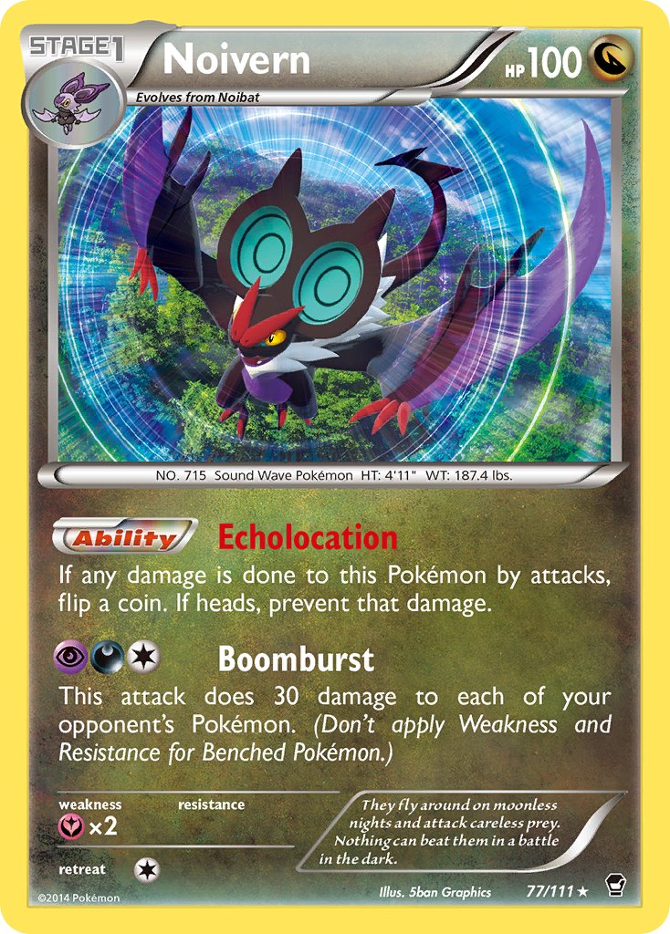 Noivern (77/111) (Cosmos Holo) (Blister Exclusive) [XY: Furious Fists] | Rock City Comics