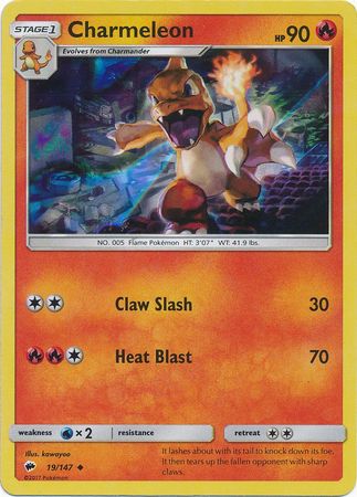 Charmeleon (19/147) (Premium Collection Promo) [Sun & Moon: Burning Shadows] | Rock City Comics