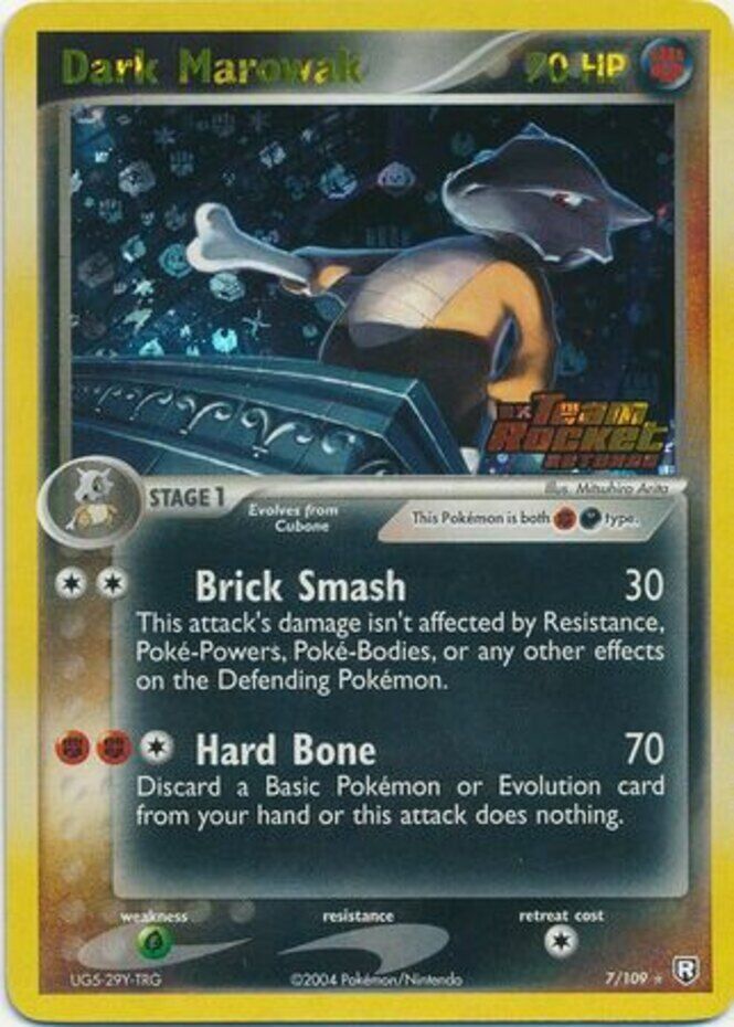 Dark Marowak (7/109) (Stamped) [EX: Team Rocket Returns] | Rock City Comics