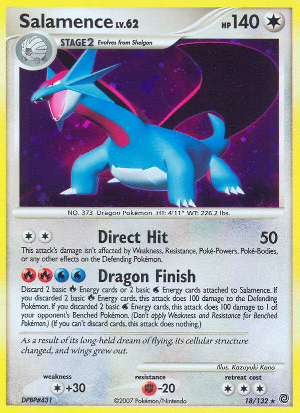 Salamence (18/132) [Diamond & Pearl: Secret Wonders] | Rock City Comics