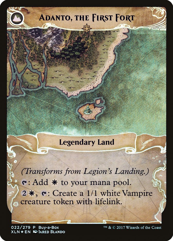 Legion's Landing // Adanto, the First Fort (Buy-A-Box) [Ixalan Treasure Chest] | Rock City Comics