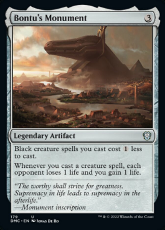 Bontu's Monument [Dominaria United Commander] | Rock City Comics