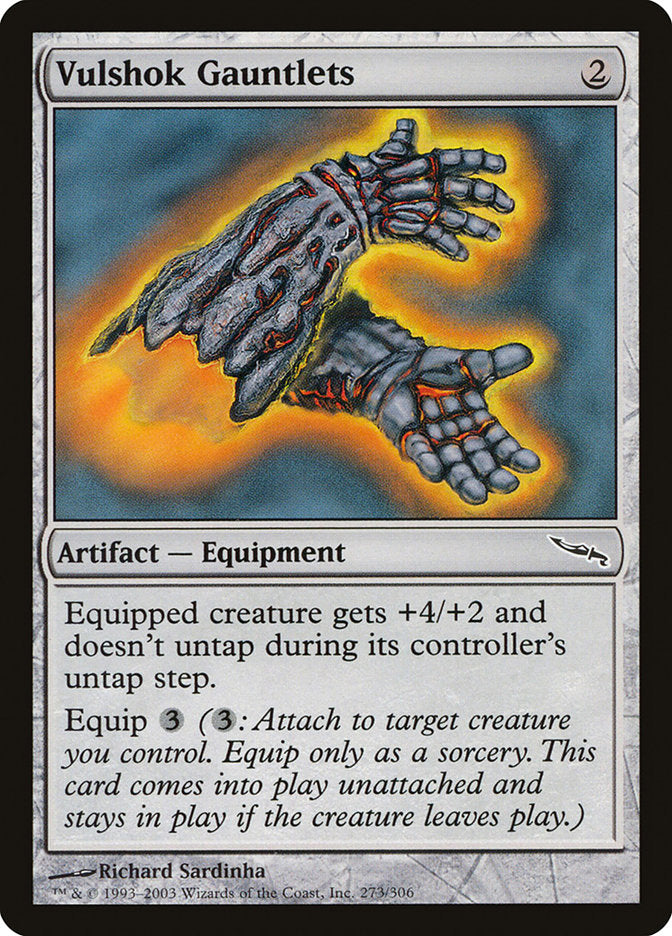 Vulshok Gauntlets [Mirrodin] | Rock City Comics