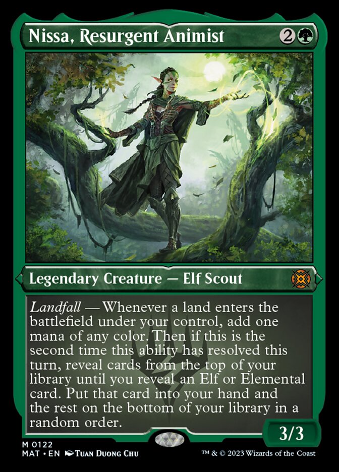 Nissa, Resurgent Animist (Foil Etched) [March of the Machine: The Aftermath] | Rock City Comics