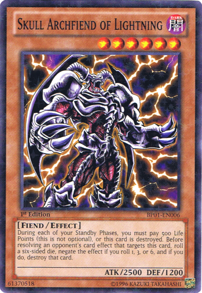 Skull Archfiend of Lightning [BP01-EN006] Starfoil Rare | Rock City Comics