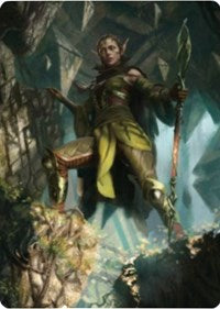 Nissa of Shadowed Boughs 1 Art Card [Zendikar Rising Art Series] | Rock City Comics