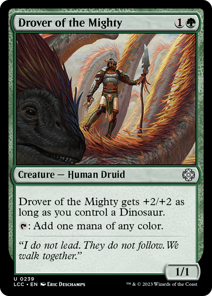 Drover of the Mighty [The Lost Caverns of Ixalan Commander] | Rock City Comics