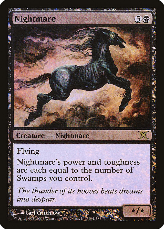 Nightmare (Premium Foil) [Tenth Edition] | Rock City Comics