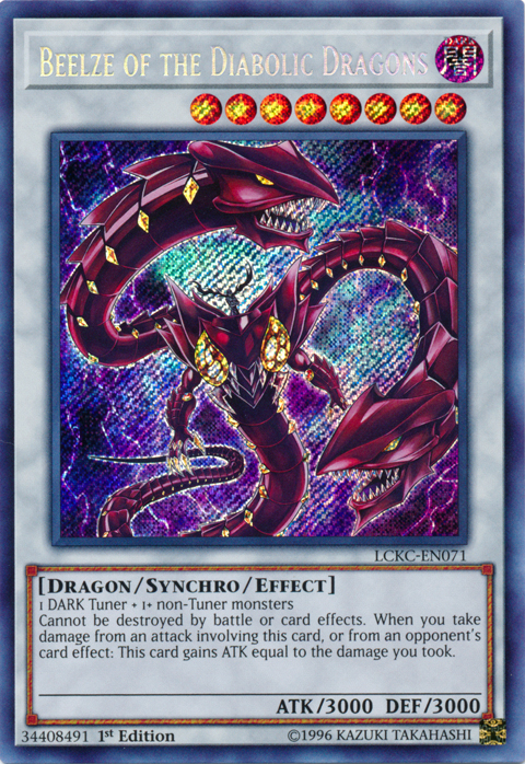 Beelze of the Diabolic Dragons [LCKC-EN071] Secret Rare | Rock City Comics