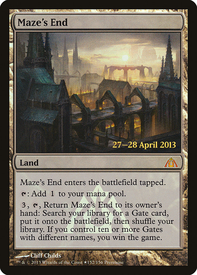 Maze's End  [Dragon's Maze Prerelease Promos] | Rock City Comics