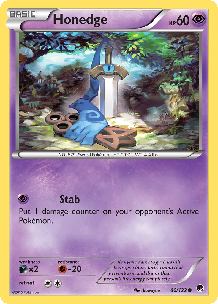 Honedge (60/122) [XY: BREAKpoint] | Rock City Comics