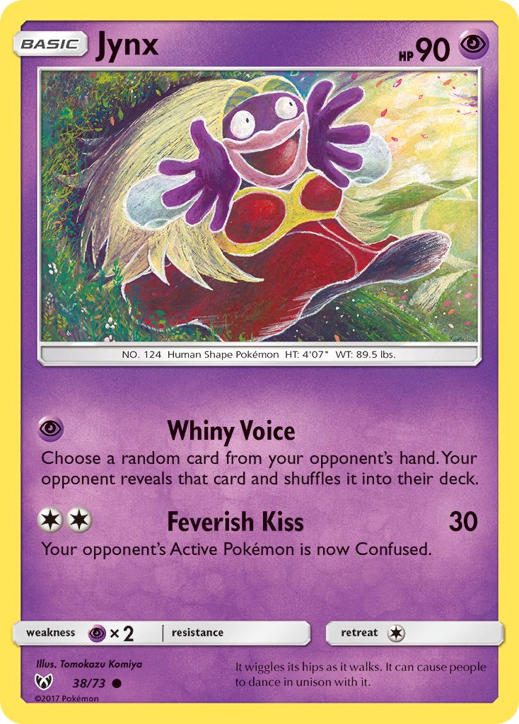 Jynx (38/73) [Sun & Moon: Shining Legends] | Rock City Comics