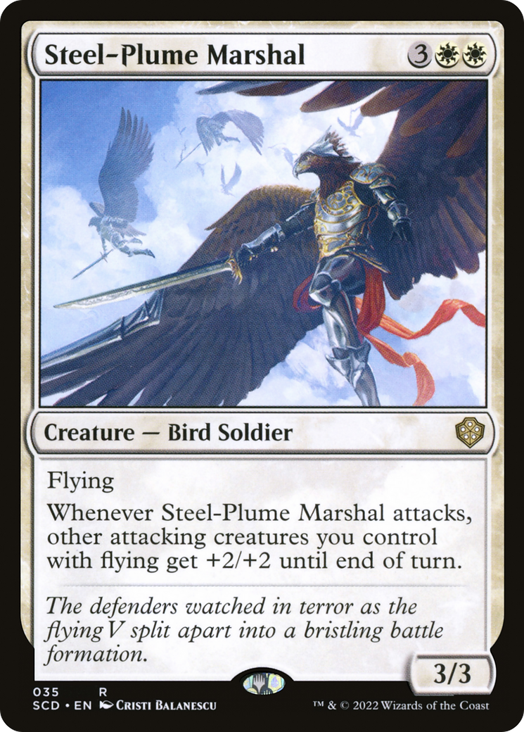 Steel-Plume Marshal [Starter Commander Decks] | Rock City Comics