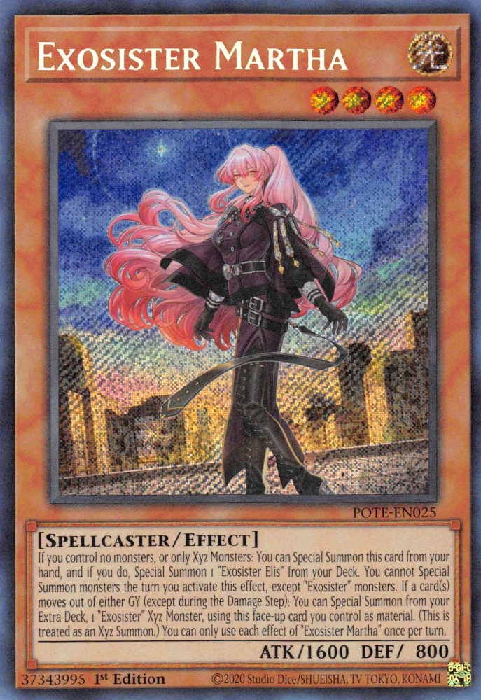 Exosister Martha [POTE-EN025] Secret Rare | Rock City Comics