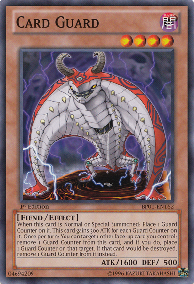 Card Guard [BP01-EN162] Common | Rock City Comics