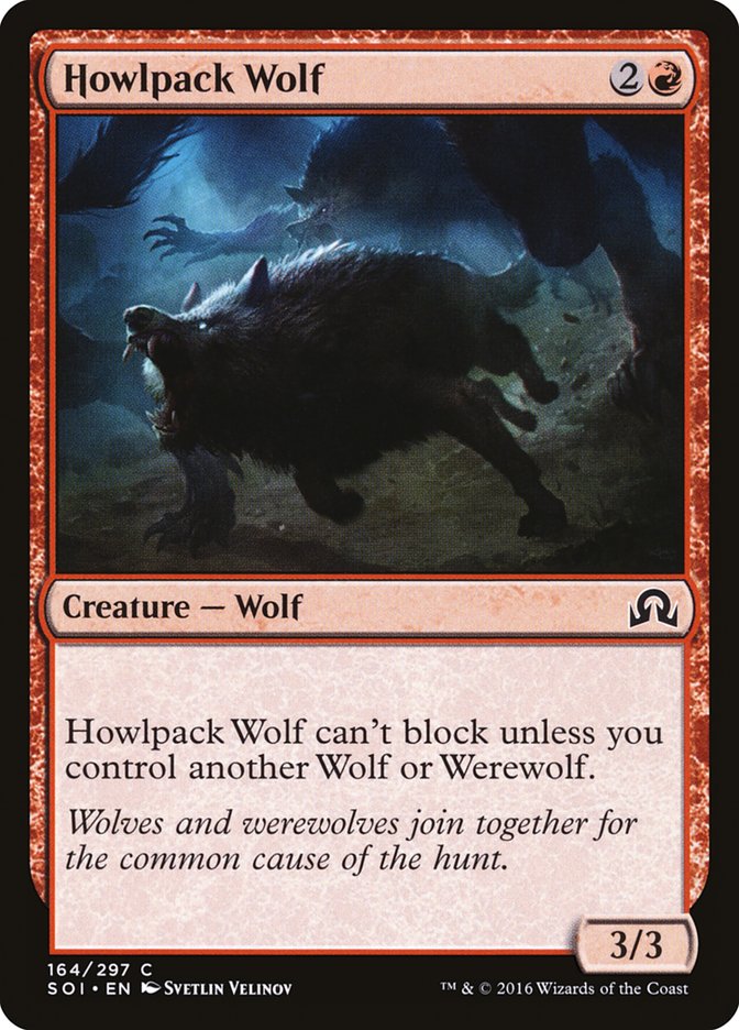 Howlpack Wolf [Shadows over Innistrad] | Rock City Comics