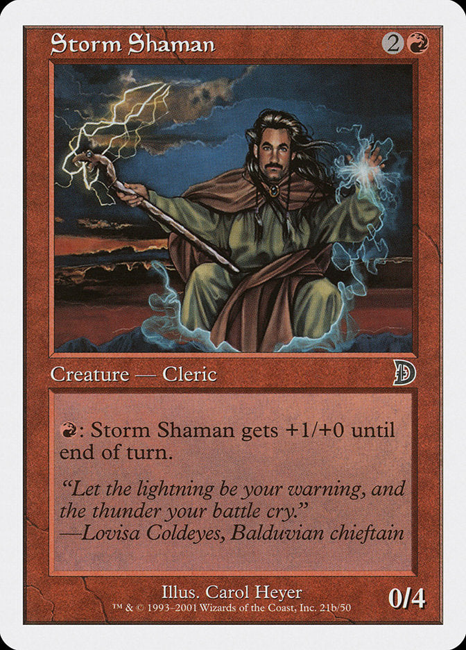 Storm Shaman (Male) [Deckmasters] | Rock City Comics