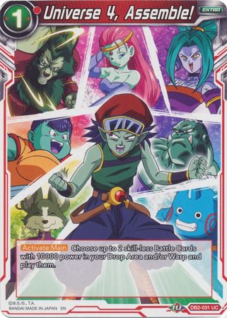 Universe 4, Assemble! (Reprint) (DB2-031) [Battle Evolution Booster] | Rock City Comics